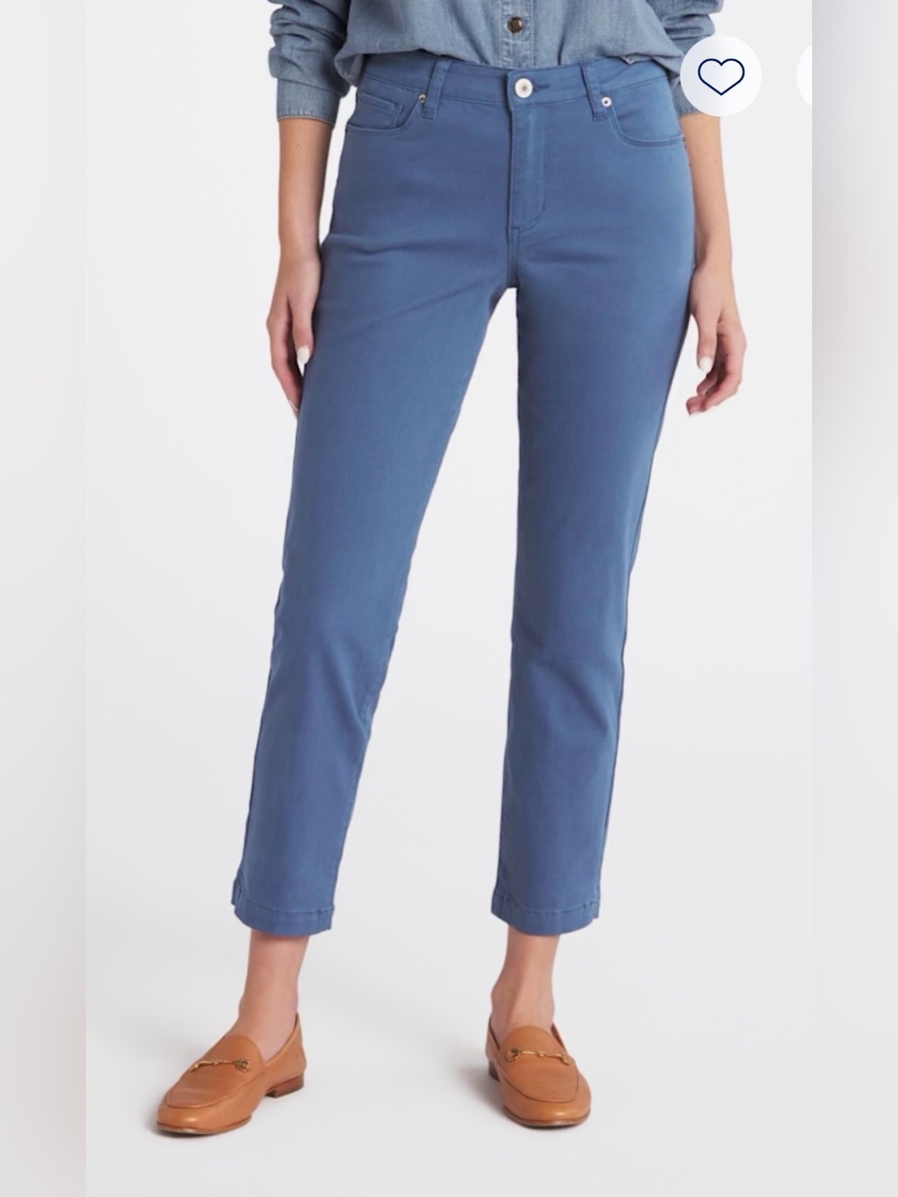 STS Blue Bella Five Pocket Straight Leg Pants Size 10 / 30 Waist